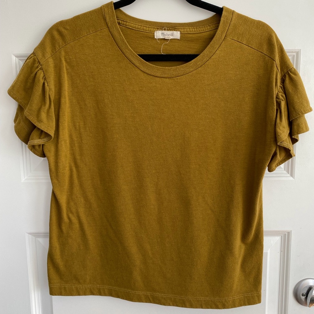 Madewell Ruffle-Sleeve Tee